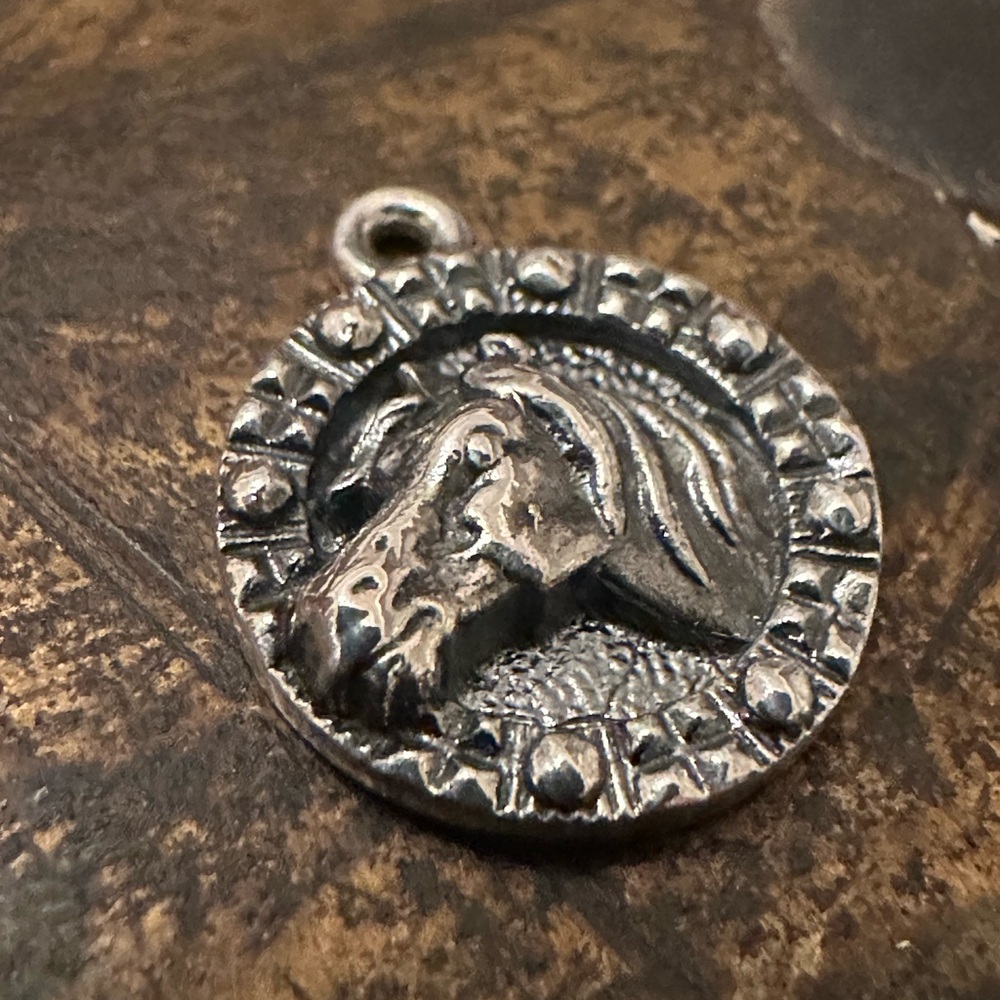 Retired James Avery Rare Horse Head Charm or Pendant Petite Size 925 Sterling